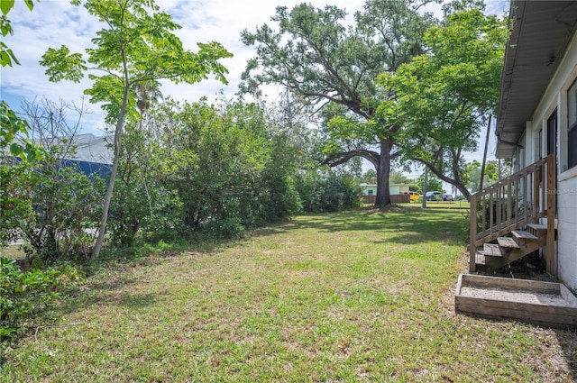 818 Woodward St, Lakeland, FL 33803 - view of green lawn featuring stairway