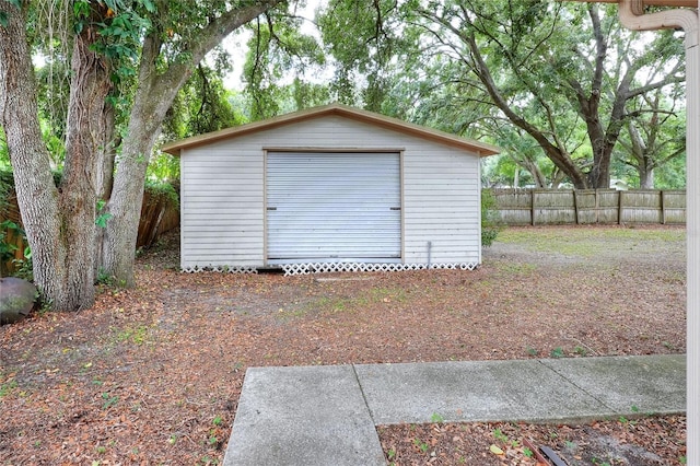 1300 Ariana Woods Cir, Auburndale, FL 33823 - view of shed with a fenced backyard