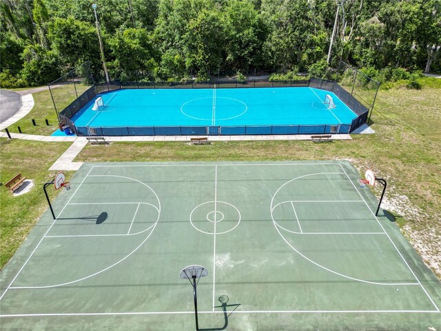 16804 Hawkridge Rd, Lithia, FL 33547 - view of basketball court featuring community basketball court
