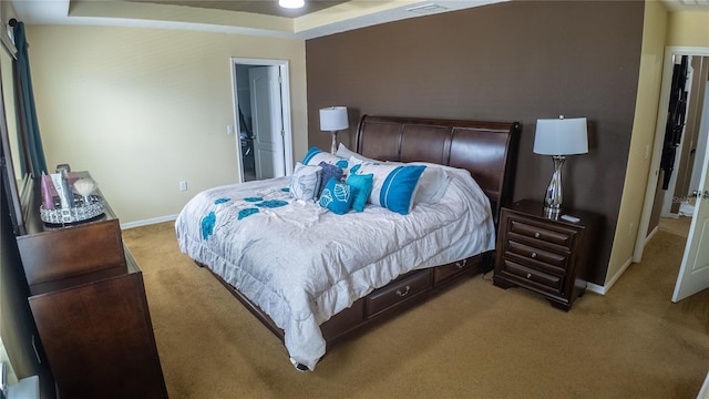 2170 Forest Lake Ave, Dundee, FL 33838 - bedroom with light carpet and a raised ceiling
