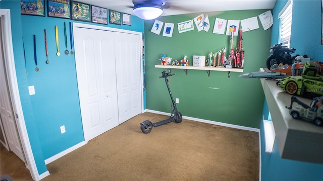 2170 Forest Lake Ave, Dundee, FL 33838 - interior space with carpet floors and baseboards