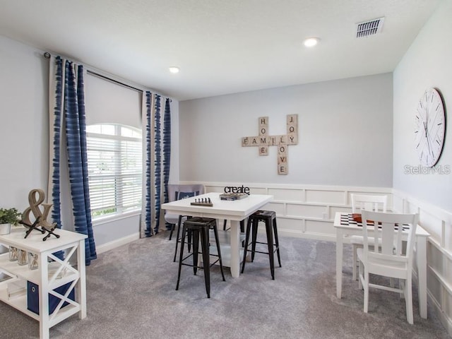 561 Silver Course Run, Ocala, FL 34472 - dining area with carpet floors and recessed lighting