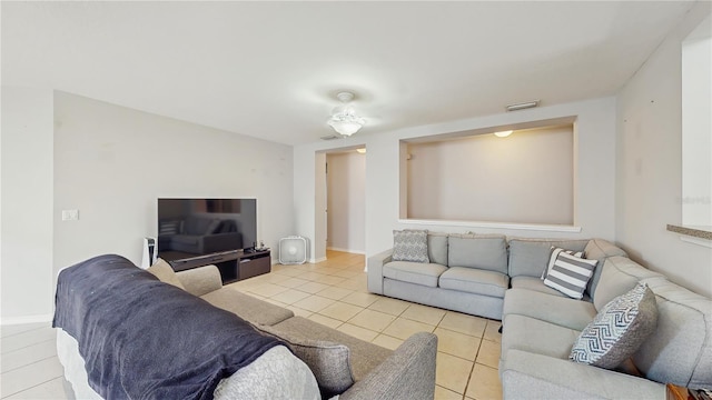 7337 Hunters Greene Cir, Lakeland, FL 33810 - living room with tile patterned floors