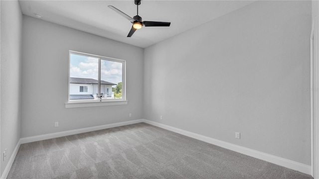 1170 Windjammer Dr, Lakeland, FL 33803 - carpeted spare room featuring a ceiling fan and a smoke detector