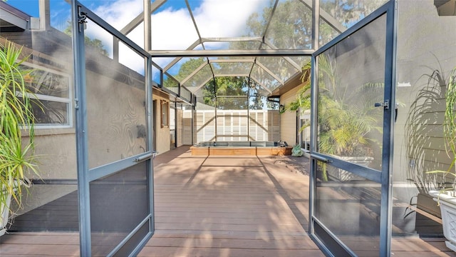 841 E Valencia St, Lakeland, FL 33805 - view of unfurnished sunroom