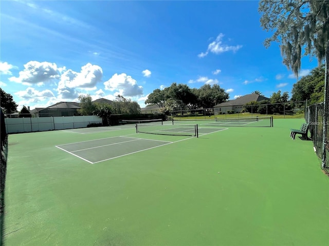 943 Hamilton Place Ln, Lakeland, FL 33813 - view of tennis court