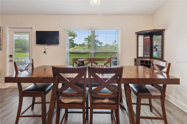 1531 Blue Sky Blvd, Haines City, FL 33844 - dining space with wood finished floors