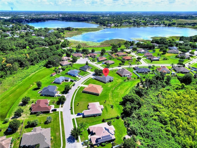 1531 Blue Sky Blvd, Haines City, FL 33844 - aerial view of residential area with a nearby body of water