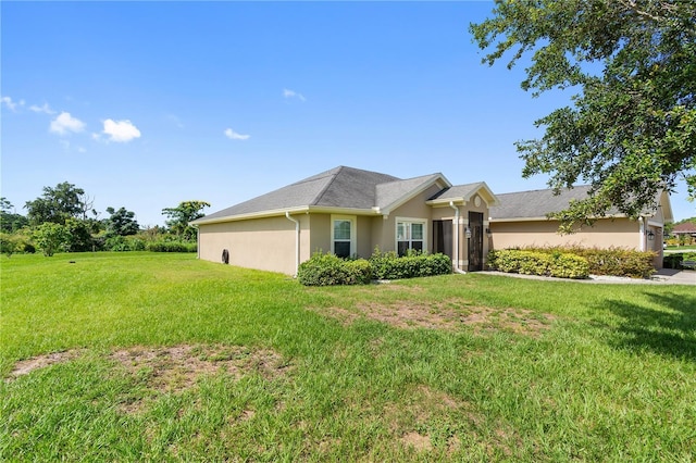 1531 Blue Sky Blvd, Haines City, FL 33844 - single story home with stucco siding and a front lawn