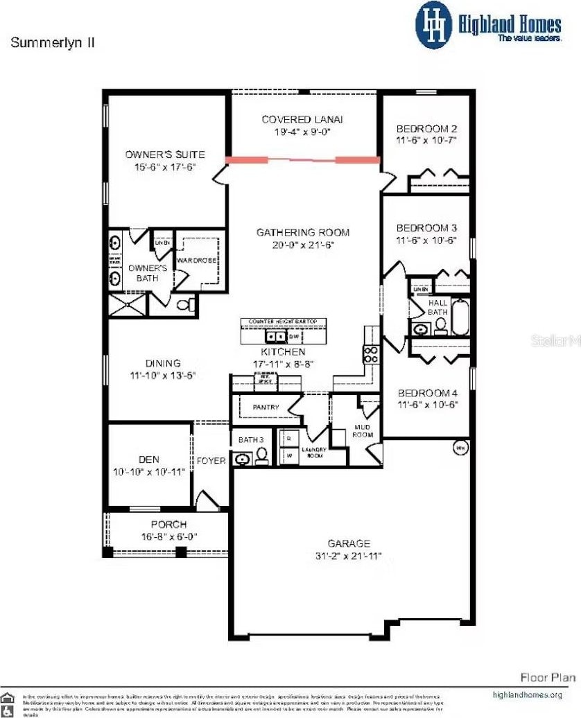 848 Cypress Creek Run, Saint Cloud, FL 34771 - room layout