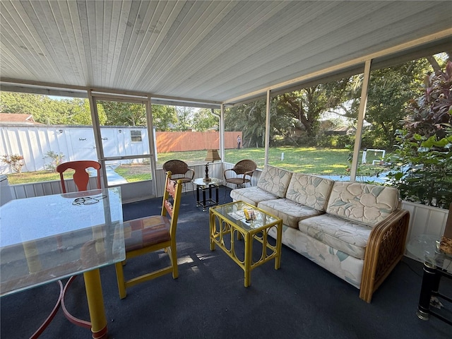 2424 Bates Ave SW, Winter Haven, FL 33880 - sunroom / solarium featuring outdoor lounge area