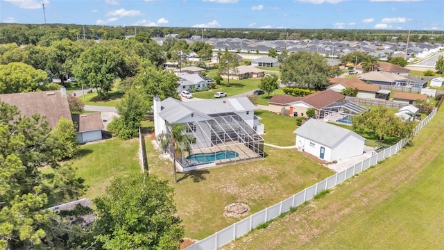 619 Somerset Loop, Auburndale, FL 33823 - aerial view of residential area featuring a pool area