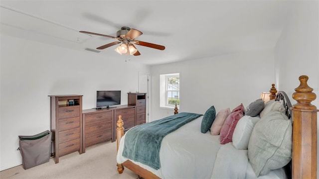 1910 Clubhouse Rd, Lakeland, FL 33813 - bedroom featuring light colored carpet and a ceiling fan