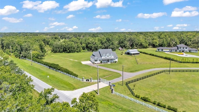 1385 Ewell Rd, Lakeland, FL 33811 - aerial view of sparsely populated area featuring a heavily wooded area