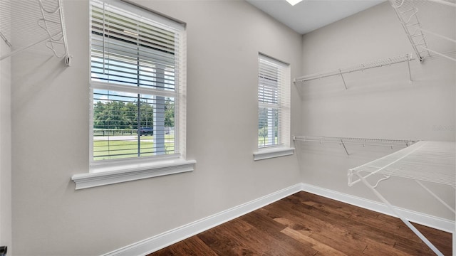 1385 Ewell Rd, Lakeland, FL 33811 - spacious closet featuring dark wood-style flooring