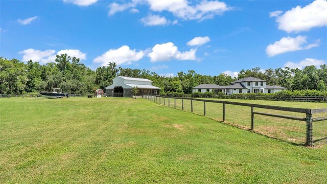 1385 Ewell Rd, Lakeland, FL 33811 - view of yard with a rural view and an outdoor structure