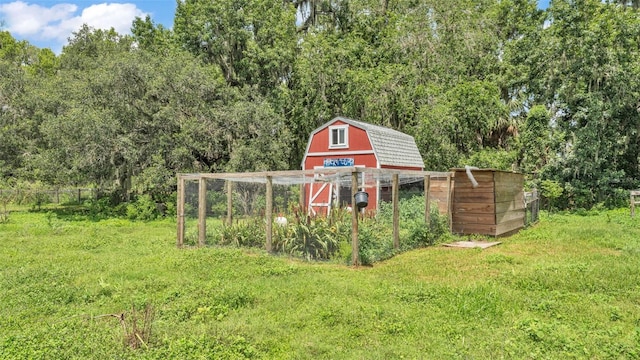 1385 Ewell Rd, Lakeland, FL 33811 - view of yard with an outbuilding and exterior structure