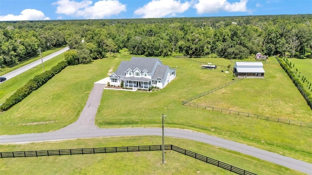 1385 Ewell Rd, Lakeland, FL 33811 - aerial view of sparsely populated area with a heavily wooded area