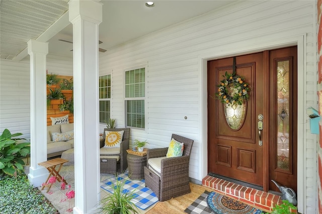 1145 Denton St, Lakeland, FL 33803 - doorway to property with covered porch