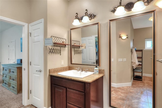 1145 Denton St, Lakeland, FL 33803 - full bathroom with vanity and baseboards