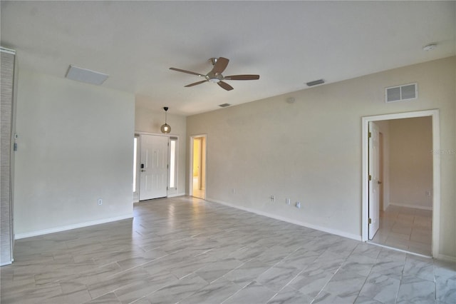 4188 Muirfield Loop, Lake Wales, FL 33859 - unfurnished room with a ceiling fan and a smoke detector