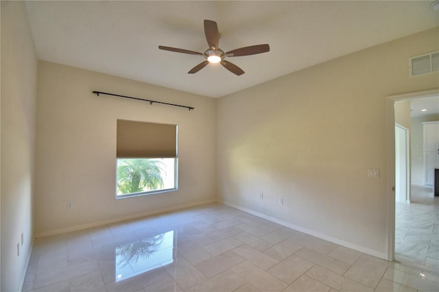 4188 Muirfield Loop, Lake Wales, FL 33859 - spare room featuring a ceiling fan and baseboards