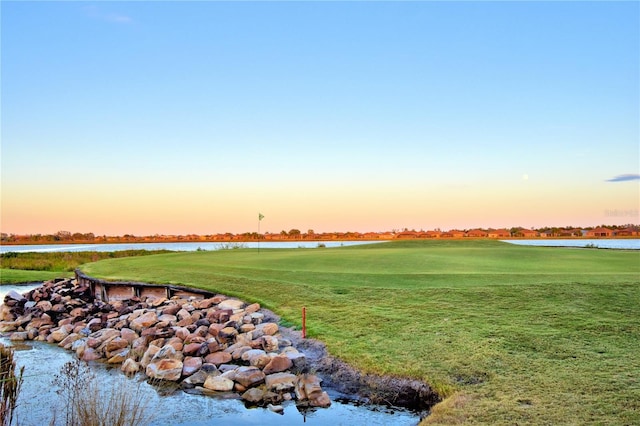 4188 Muirfield Loop, Lake Wales, FL 33859 - view of home's community with a water view, golf course view, and a yard