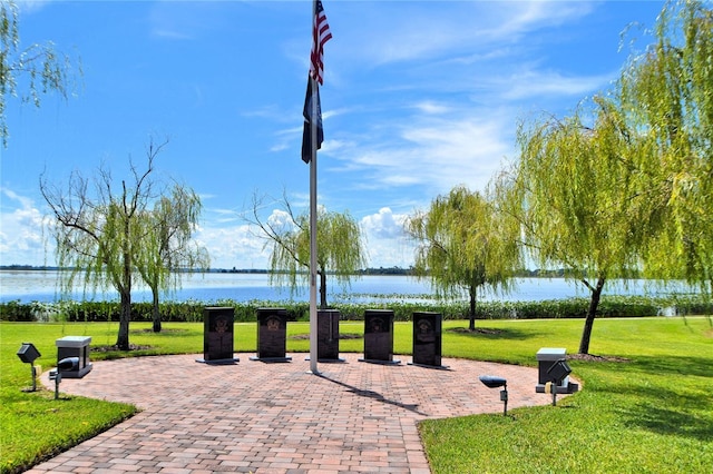 4188 Muirfield Loop, Lake Wales, FL 33859 - view of home's community with a water view and a yard