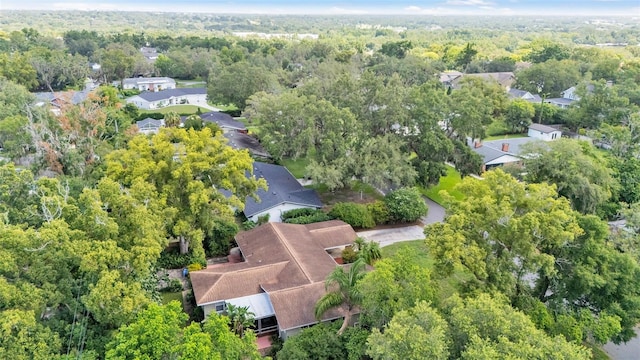 4219 Forest Hills Dr, Lakeland, FL 33813 - aerial view of residential area with a heavily wooded area