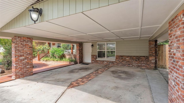 4219 Forest Hills Dr, Lakeland, FL 33813 - view of patio / terrace featuring a carport