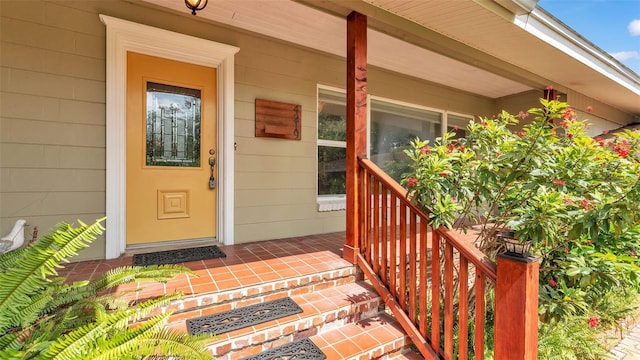 4219 Forest Hills Dr, Lakeland, FL 33813 - property entrance with a porch