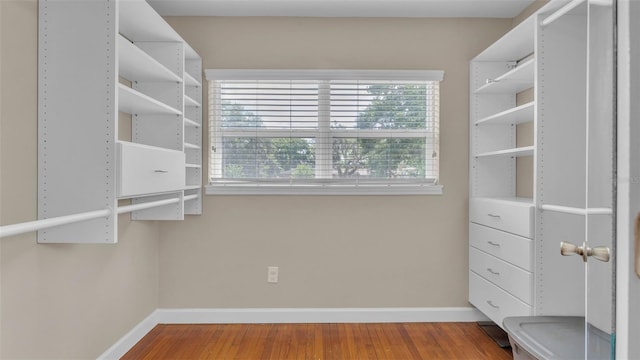4219 Forest Hills Dr, Lakeland, FL 33813 - spacious closet featuring wood finished floors