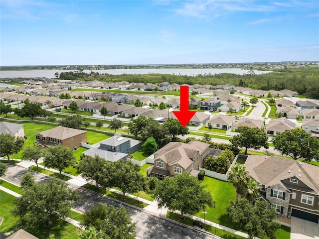 228 Magneta Loop, Auburndale, FL 33823 - aerial perspective of suburban area featuring a nearby body of water
