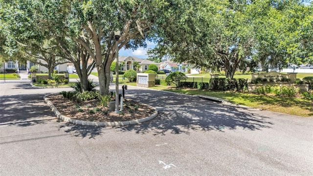 2817 High Winds Ln, Lakeland, FL 33813 - view of property hidden behind natural elements with a residential view and curved driveway