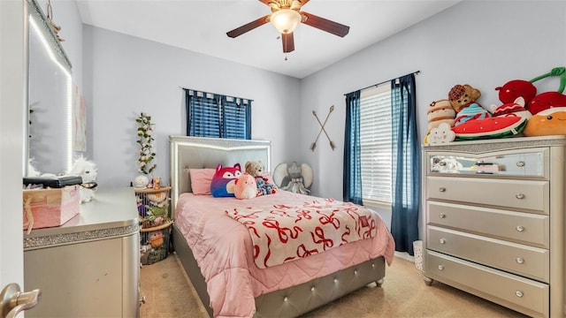 2817 High Winds Ln, Lakeland, FL 33813 - carpeted bedroom featuring a ceiling fan