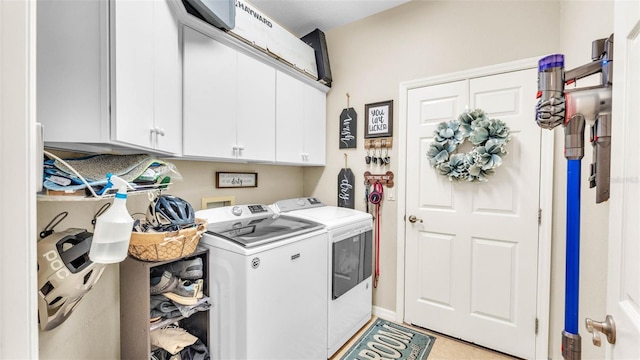 2817 High Winds Ln, Lakeland, FL 33813 - laundry room with washer and dryer and cabinet space