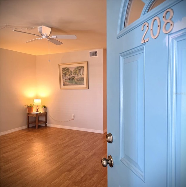 1893 Shore Dr S Unit 208, South Pasadena, FL 33707 - entrance to property featuring ceiling fan