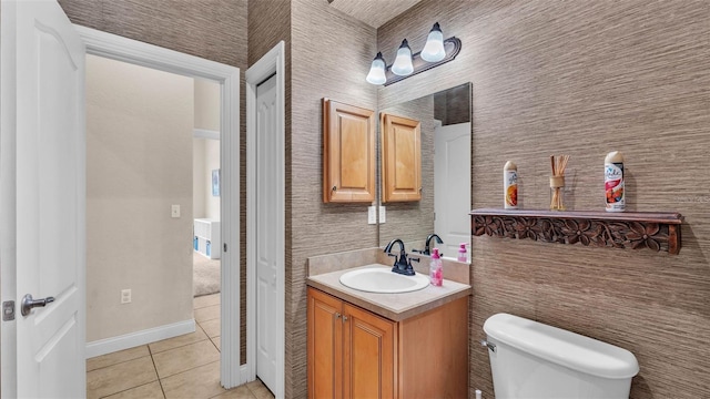 6757 High Grove Dr, Lakeland, FL 33813 - bathroom featuring tile patterned floors and vanity