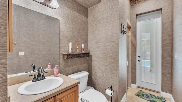 6757 High Grove Dr, Lakeland, FL 33813 - bathroom featuring vanity and tile patterned floors