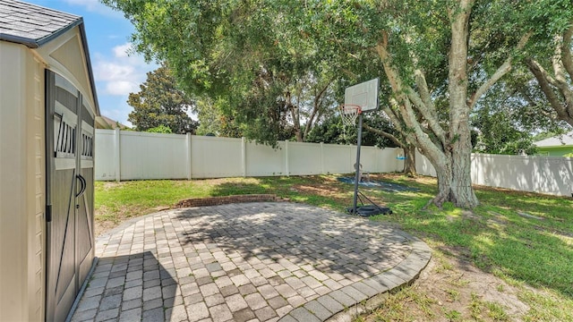 6757 High Grove Dr, Lakeland, FL 33813 - fenced backyard featuring a patio area
