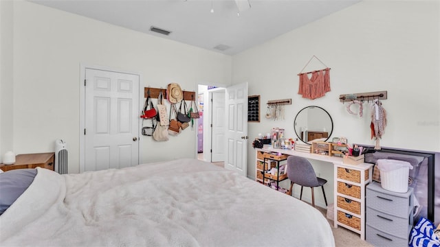 6365 Torrington Cir, Lakeland, FL 33811 - carpeted bedroom with a ceiling fan