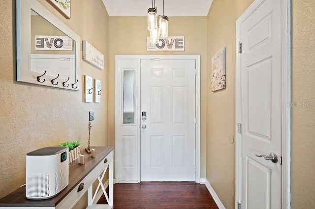 1420 Meadows Pond Dr, Bartow, FL 33830 - foyer entrance featuring dark wood-type flooring