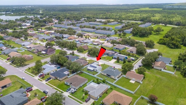 1420 Meadows Pond Dr, Bartow, FL 33830 - aerial view of property and surrounding area with a heavily wooded area