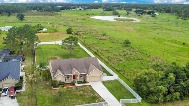 5370 Knights Station Rd, Lakeland, FL 33810 - aerial view of property and surrounding area with a nearby body of water