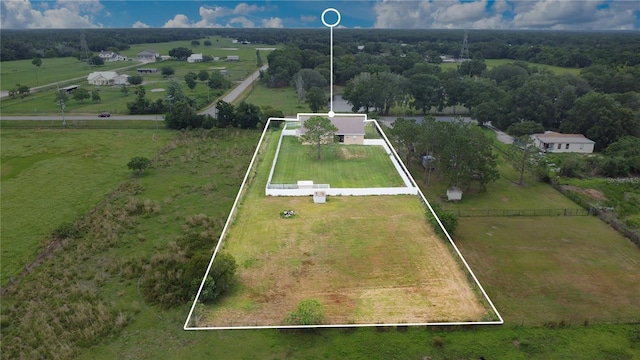 5370 Knights Station Rd, Lakeland, FL 33810 - view of rural area with property parcel outlined