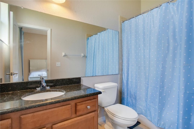 5370 Knights Station Rd, Lakeland, FL 33810 - full bathroom with vanity and a shower with shower curtain