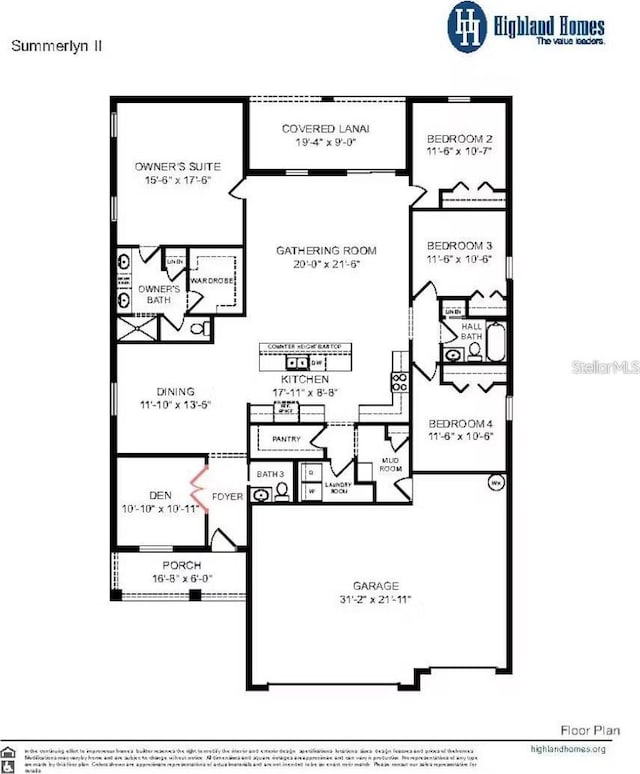 7515 SW 107th Ln, Ocala, FL 34476 - view of property floor plan