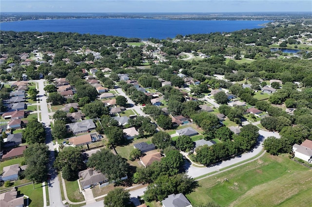1125 Blackjack Ridge St, Minneola, FL 34715 - aerial view of residential area with a nearby body of water