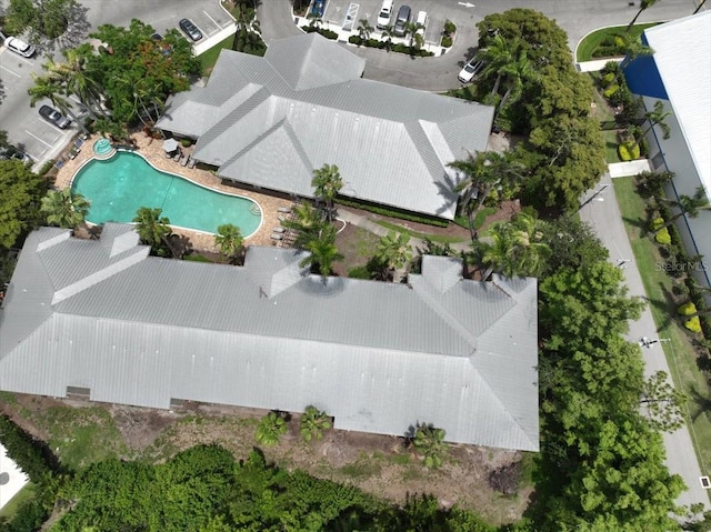 3608 54th Dr W Unit 202, Bradenton, FL 34210 - bird's eye view of a pool