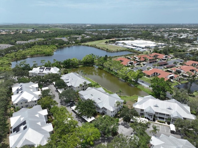 3608 54th Dr W Unit 202, Bradenton, FL 34210 - aerial overview of property's location featuring a nearby body of water and nearby suburban area